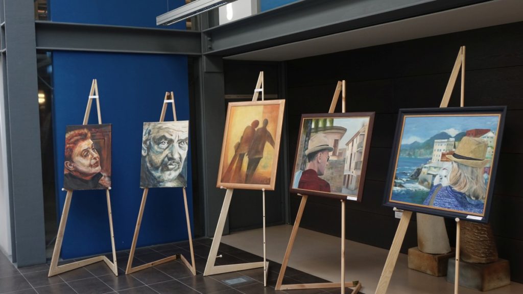 Parodos atidarymo akimirka