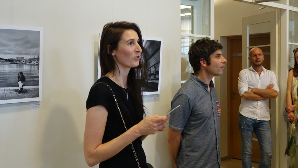 Parodos „Kintanti vienatvė“ atidarymas. Dan Hermouet, Vaida Andrijauskaitė