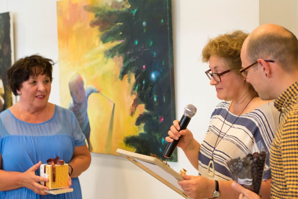 I. Nosovos parodos atidarymo akimirkos