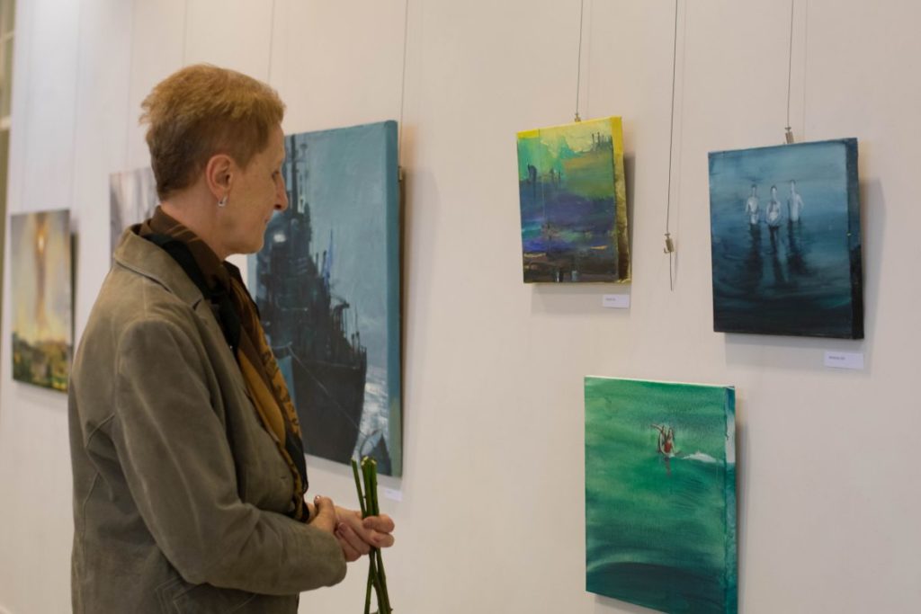 I. Nosovos parodos atidarymo akimirkos