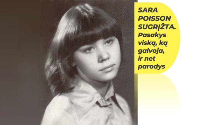 Sara Poisson susitikimas