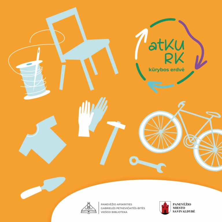 Susitikimų ir kūrybos erdvės „atKURK“ vizualas